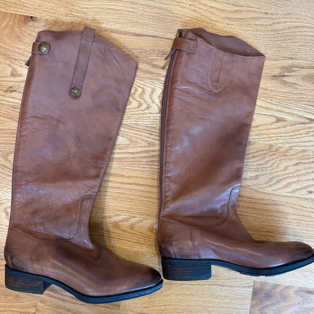 Sam Edelman Women’s Penny Leather Riding Boots - Picture 3 of 5